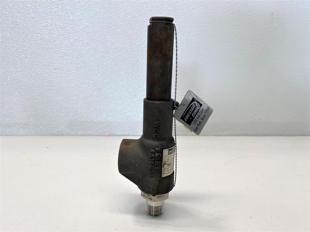 Dresser Consolidated 3/4" MNPT x 1" FNPT Relief Valve, 2-096-2-MS